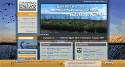 Desktop Screenshot of americaswetland.com